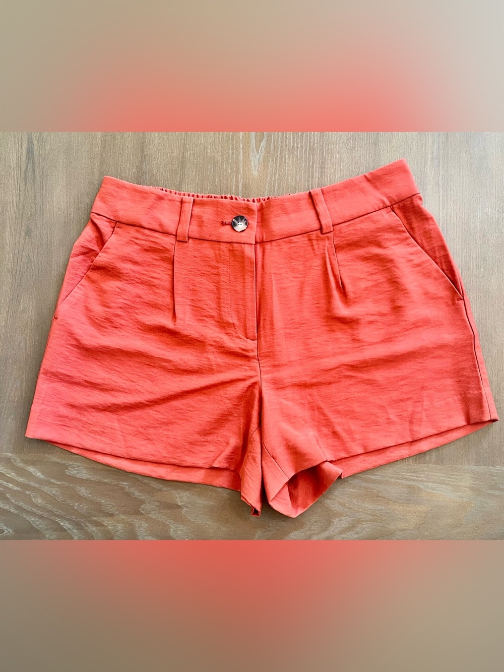 NWT LOFT Coral-Orange Shorts - Size Medium
